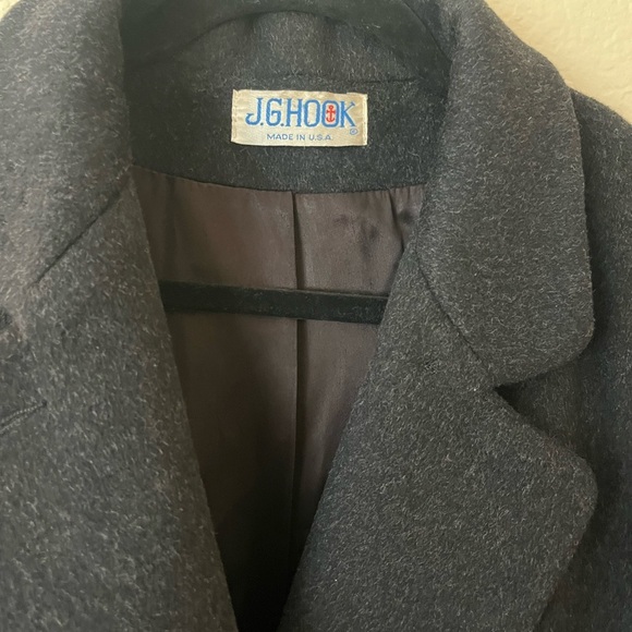 J.G. Hook Classic Wool Trench Coat - Picture 2 of 10
